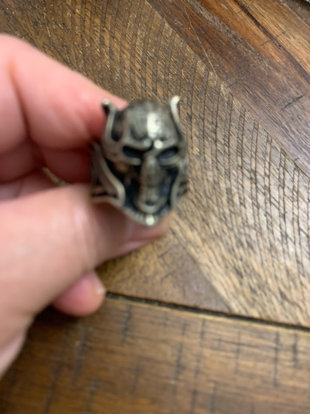 Men's Devil Skull Statement Ring Stamped TK316